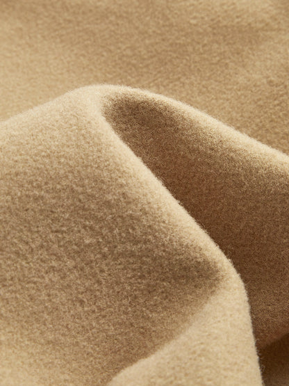 Minimalist Oversized Yün Uzun Palto Quvarse