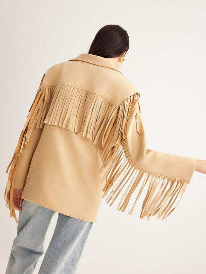 Desert Fringe Ceket Siaora