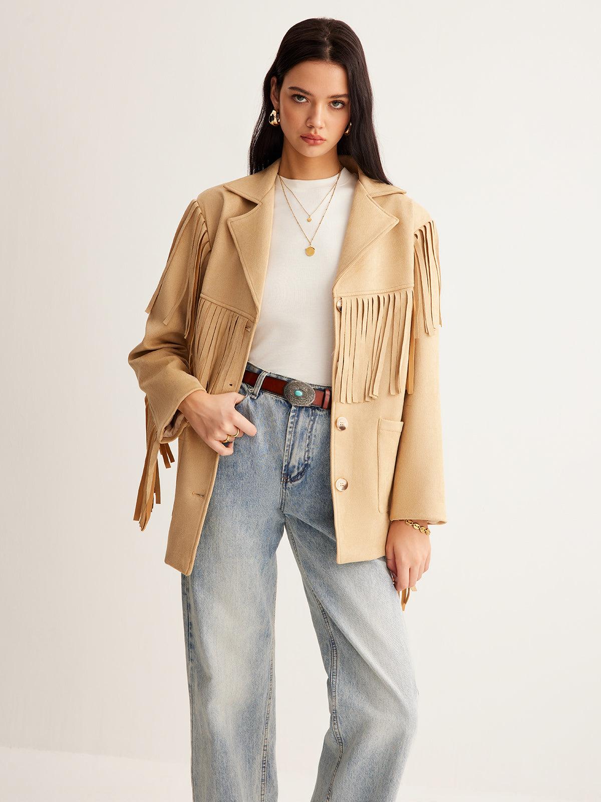 Desert Fringe Ceket Siaora