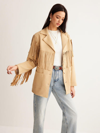 Desert Fringe Ceket Siaora