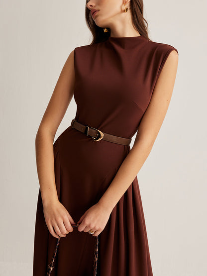 Versatile Buckle Slim Leather Belt THESVELTECHIC