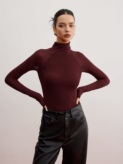 Şeffaf Kol Skinny Kazak Shine Aura