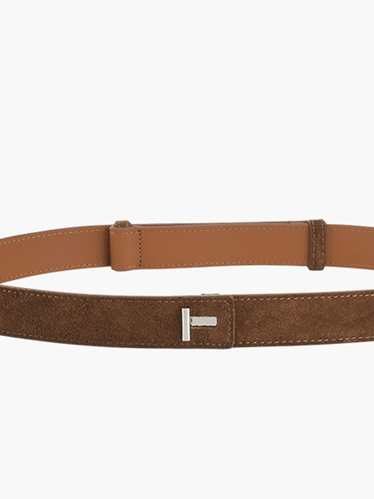 Minimalist Plain Slim Leather Belt THESVELTECHIC