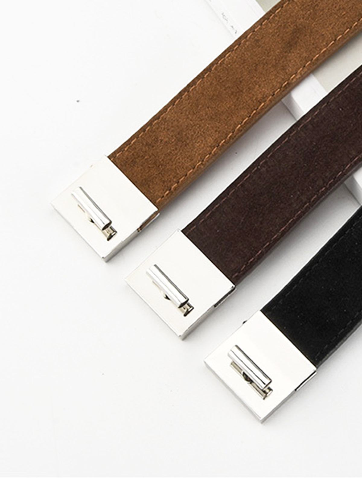 Minimalist Plain Slim Leather Belt THESVELTECHIC