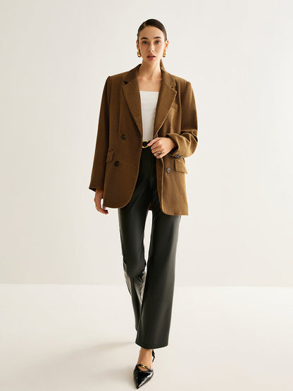 Cotton Corduroy Button Blazer Quvarse