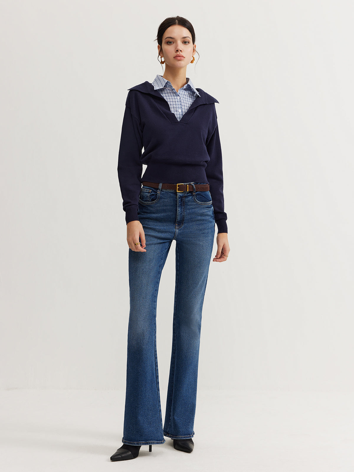 2'si 1 arada Rahat Yaka Örgü Üst Quvarse