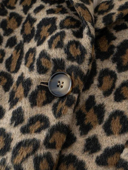 Wild Glam Leopard Blazer Siaora