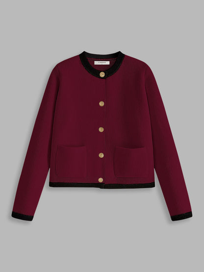 Düğme Detay Yumuşak Hırka THESVELTECHIC