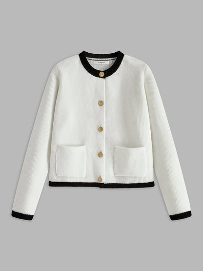 Düğme Detay Yumuşak Hırka THESVELTECHIC