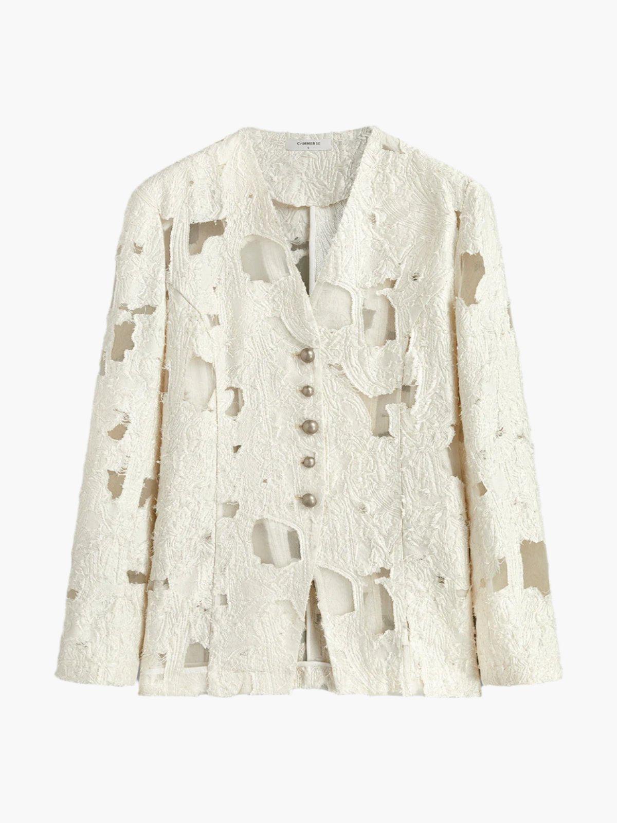 Ethereal Lace Blazer Ceket Siaora