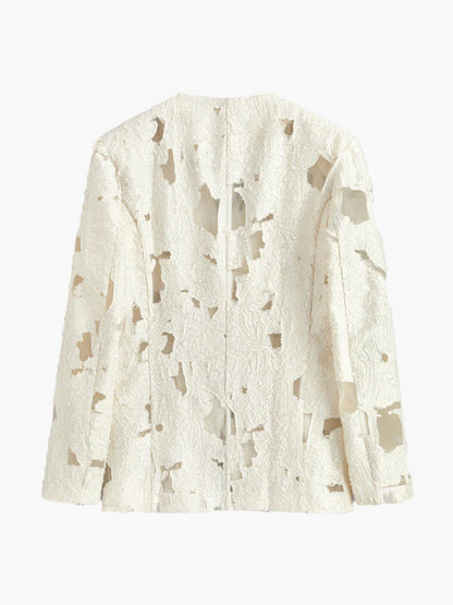 Ethereal Lace Blazer Ceket Siaora