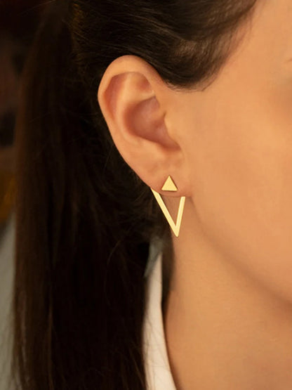 Detachable Triangle Earrings THESVELTECHIC
