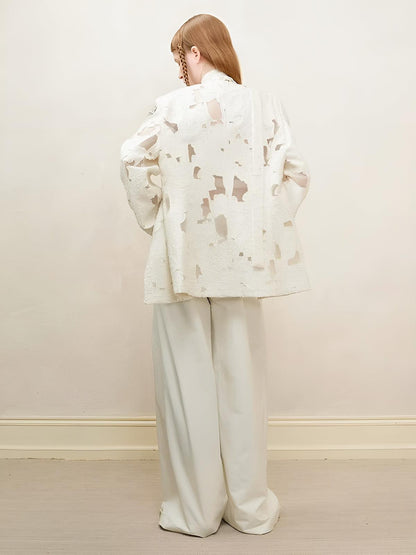 Ethereal Lace Blazer Ceket Siaora
