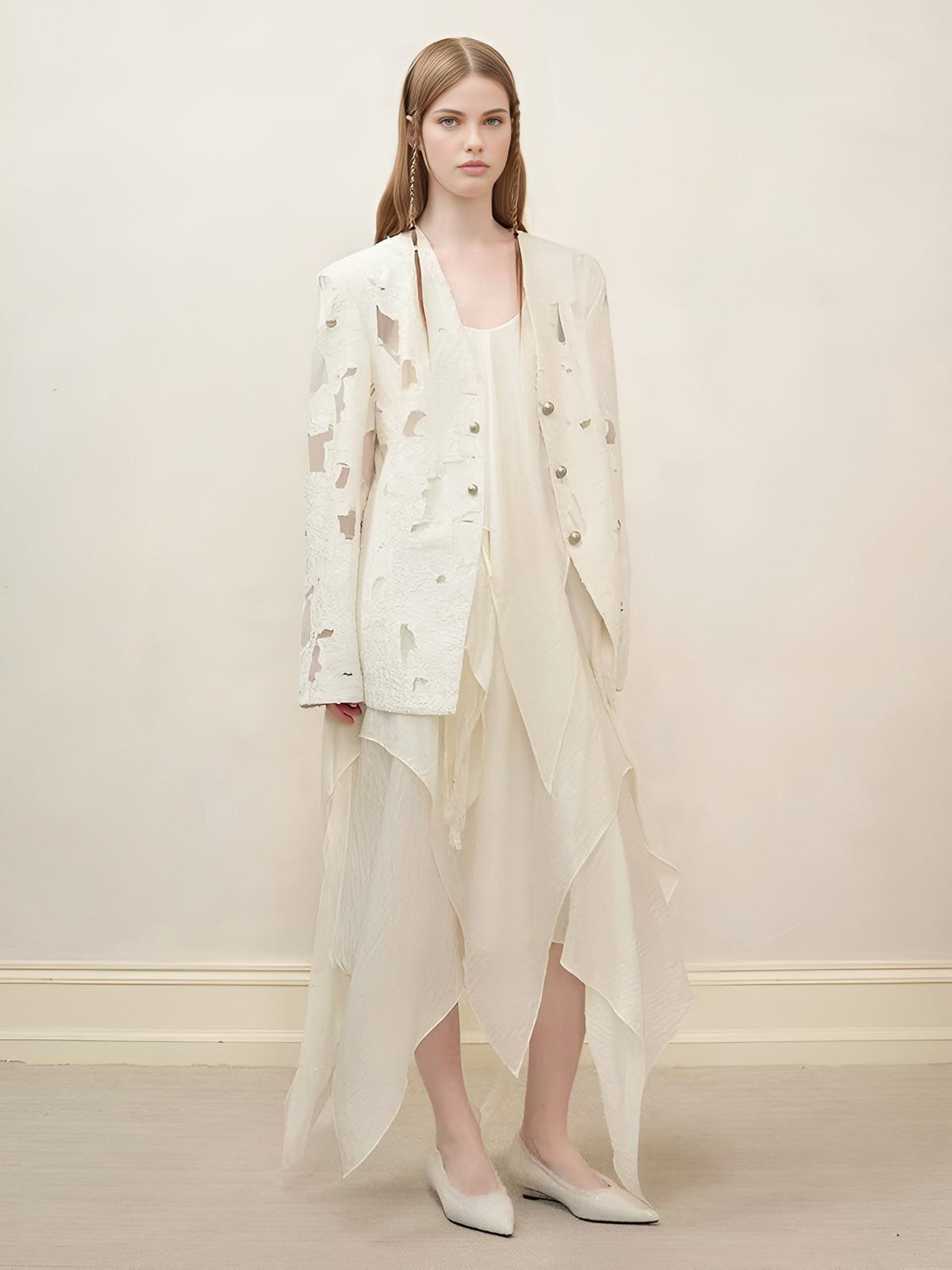 Ethereal Lace Blazer Ceket Siaora