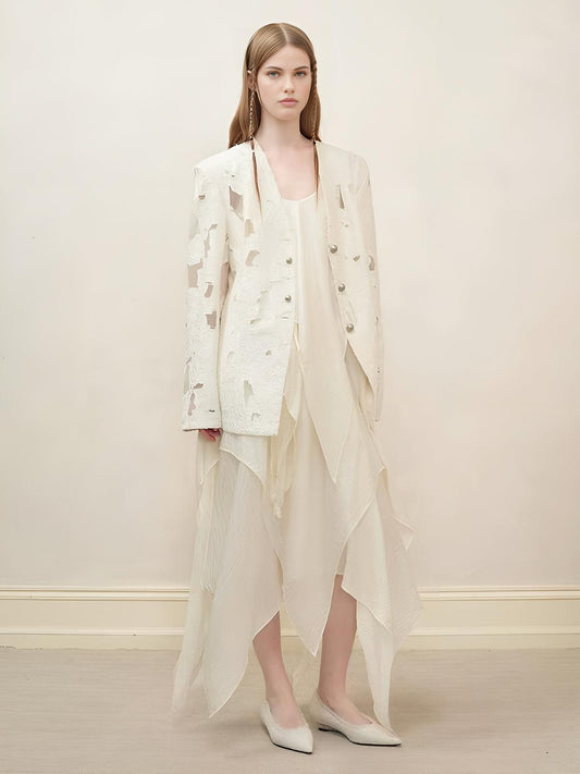 Ethereal Lace Blazer Ceket Siaora