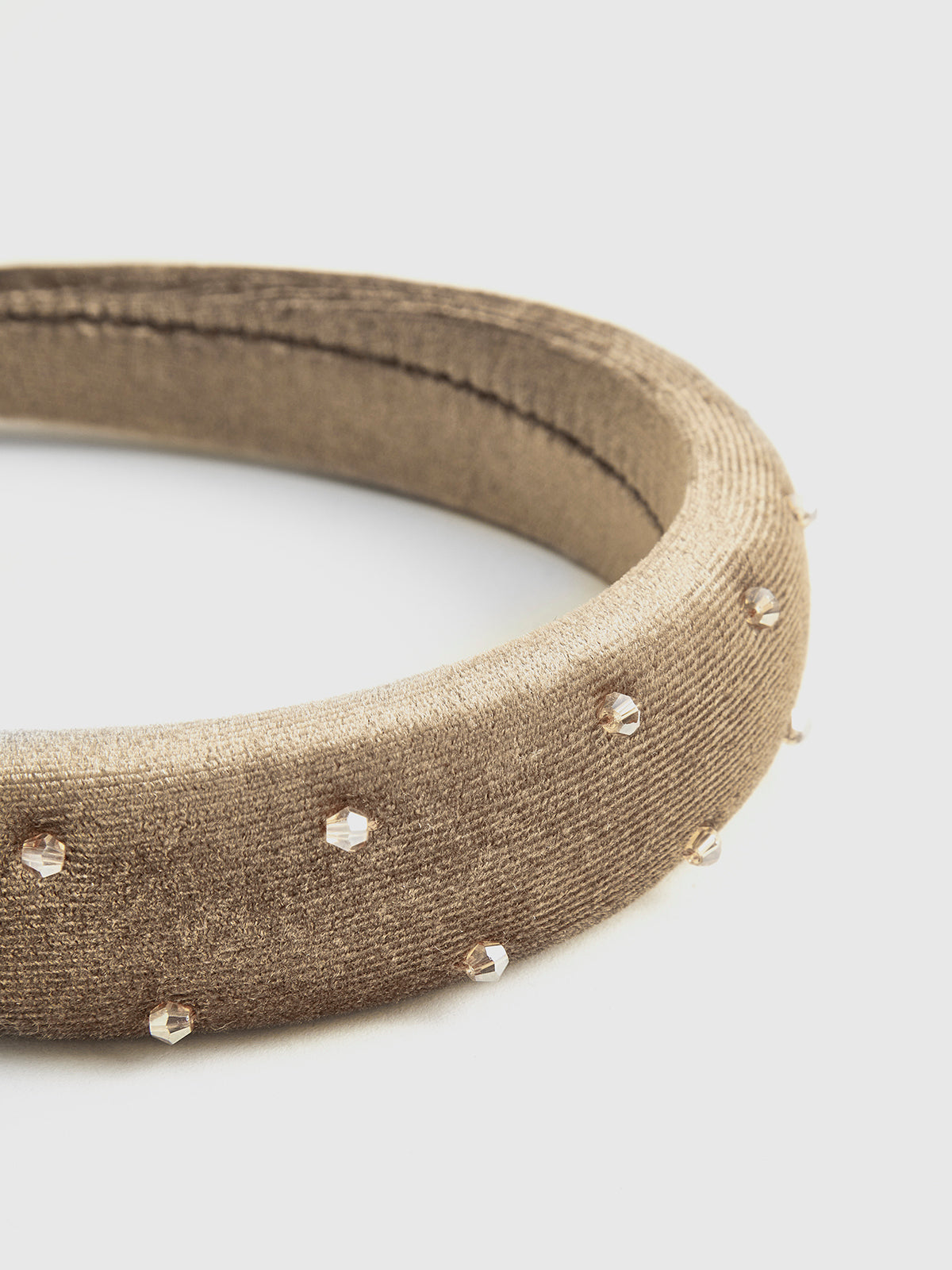 Retro Kadife Rhinestone Saç Bandı THESVELTECHIC