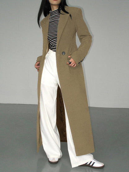 Yaka Cepli Blazer Palto Quvarse