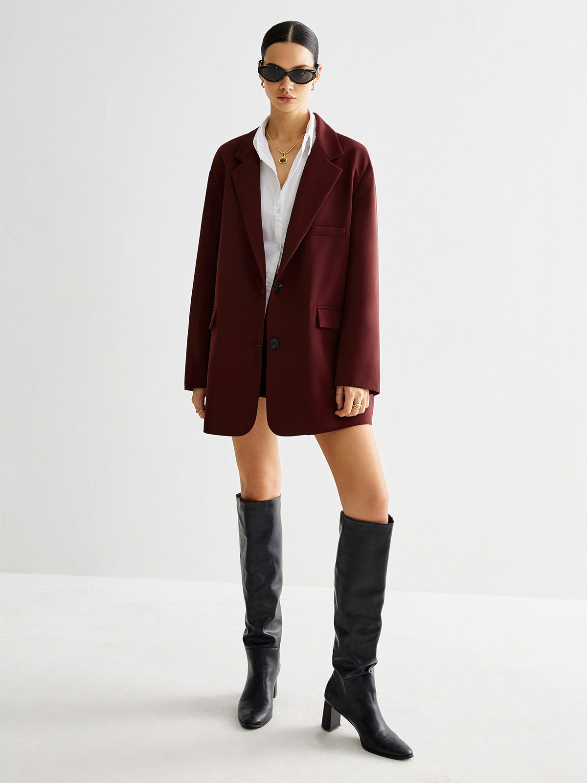 Bağlamalı Kısa Blazer Quvarse