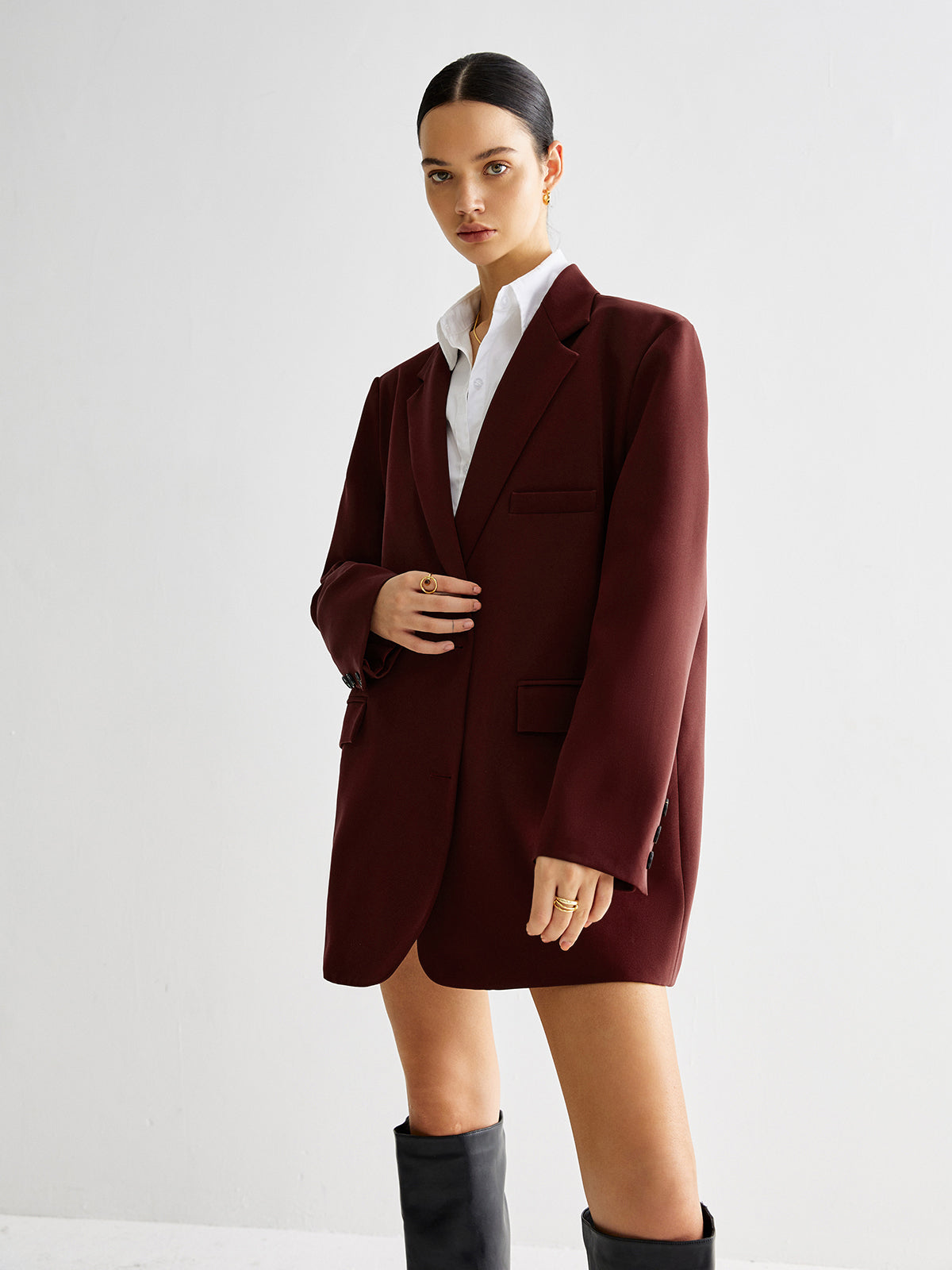 Bağlamalı Kısa Blazer Quvarse