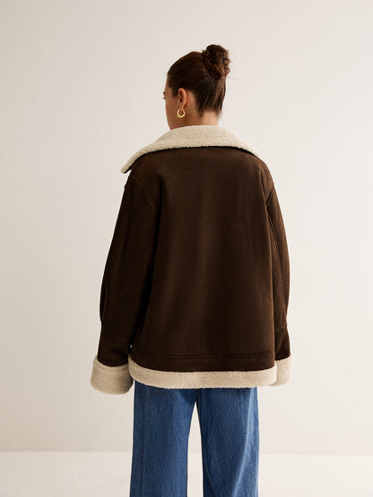 Turtleneck Zipper Fleece Jacket Quvarse