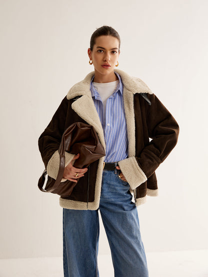 Turtleneck Zipper Fleece Jacket Quvarse