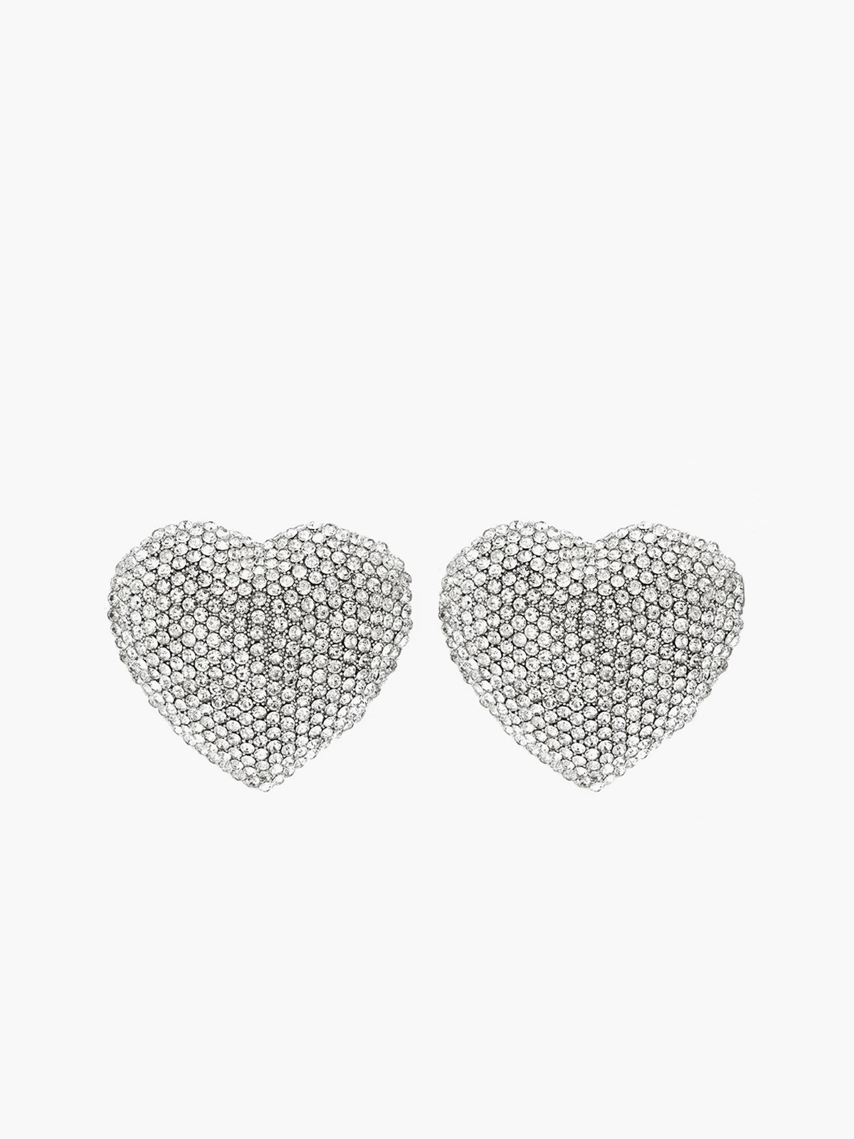 Swarovski Taşlı Kalp Kulak Damlası Küpeler THESVELTECHIC