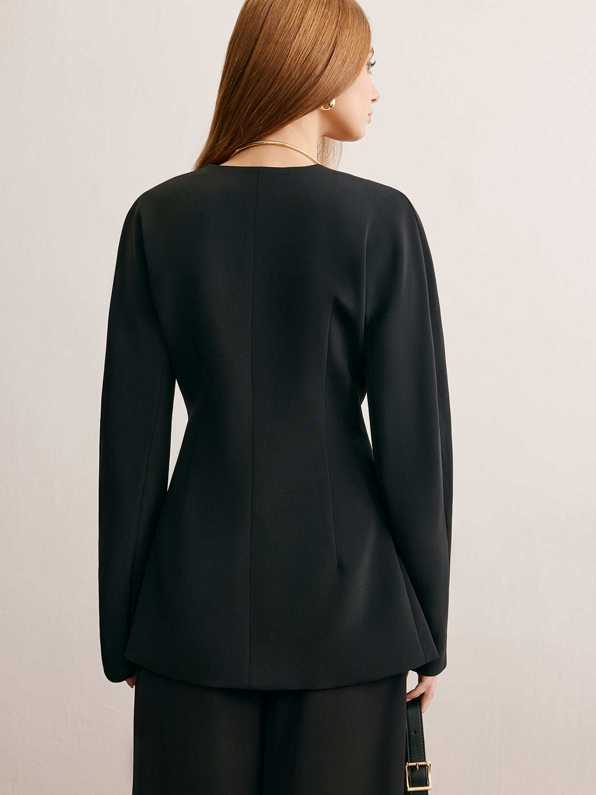 Kullanışlı Ayırıcı Düğme Sıkan Blazer Quvarse