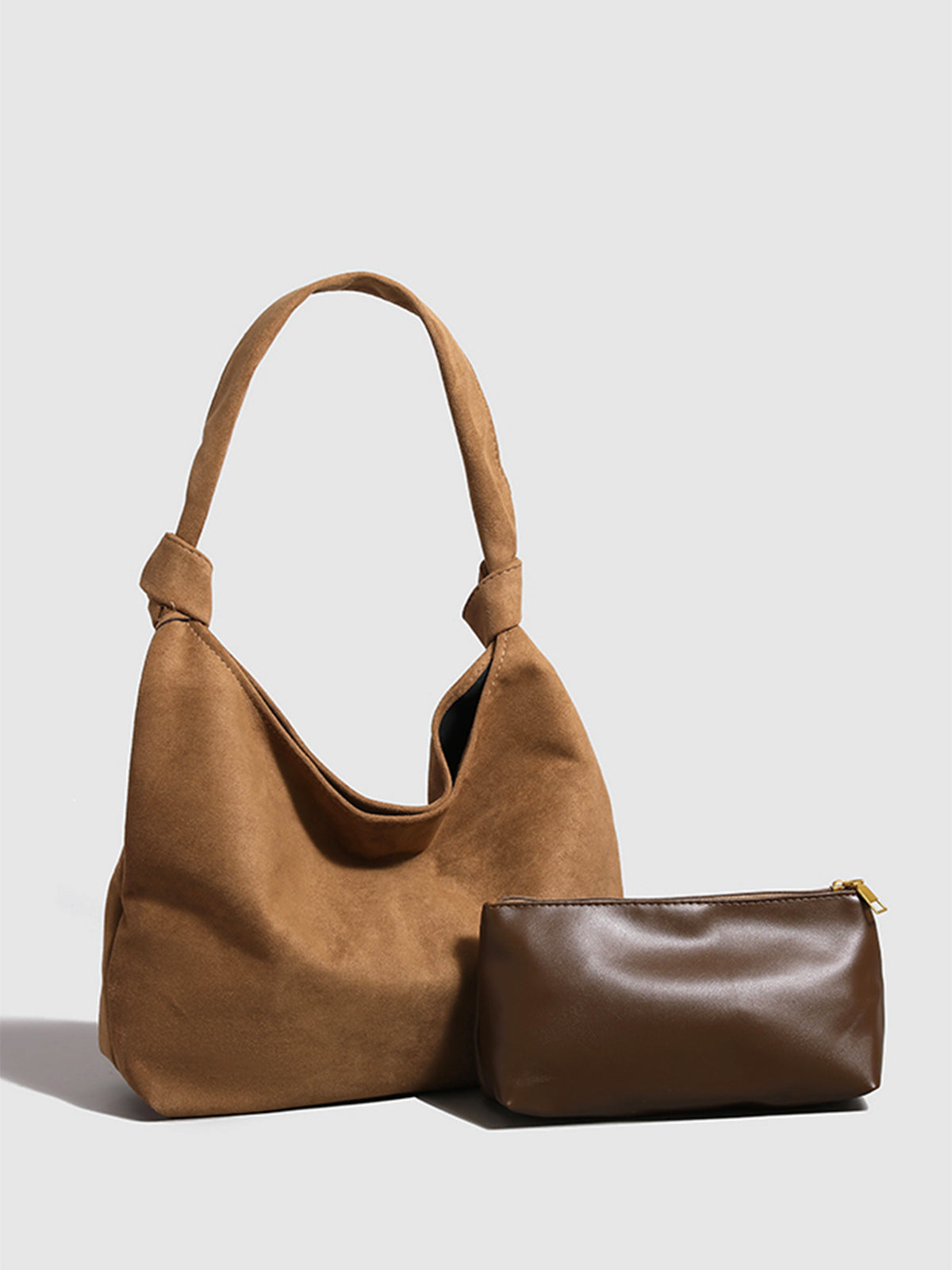 Düğümlü Süet Hobo Çanta THESVELTECHIC