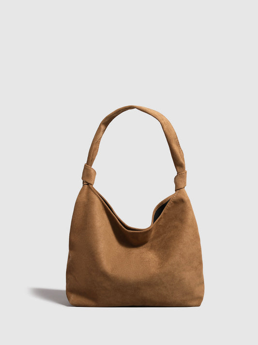 Düğümlü Süet Hobo Çanta THESVELTECHIC