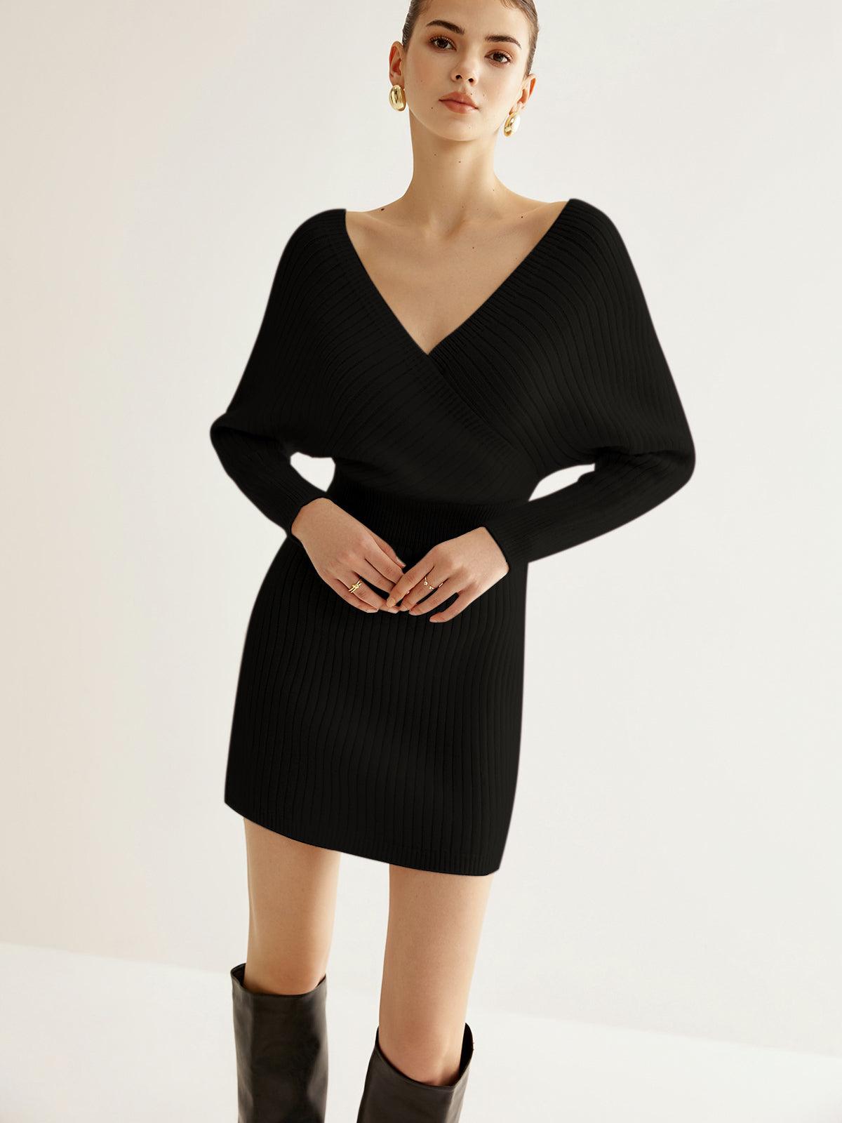 Criss Cross Cinched Kazak Elbise Siaora