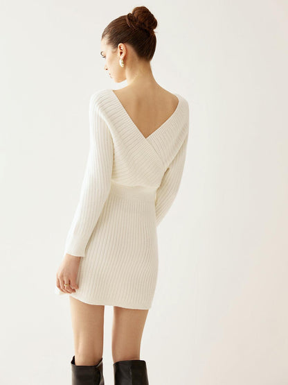 Criss Cross Cinched Kazak Elbise Siaora