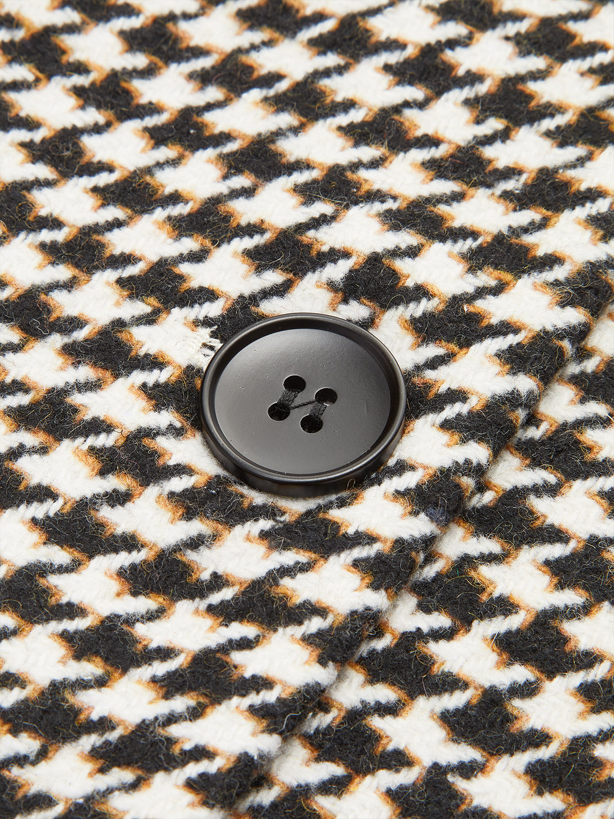 Houndstooth Kemerli Ayrık Ceket Quvarse