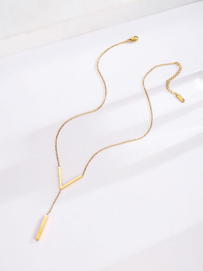 Geometrik Sarkaç Zincir Kolye THESVELTECHIC