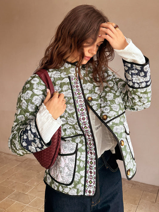 Boheme Cebire Pocketlı Kış Mantosu Quvarse