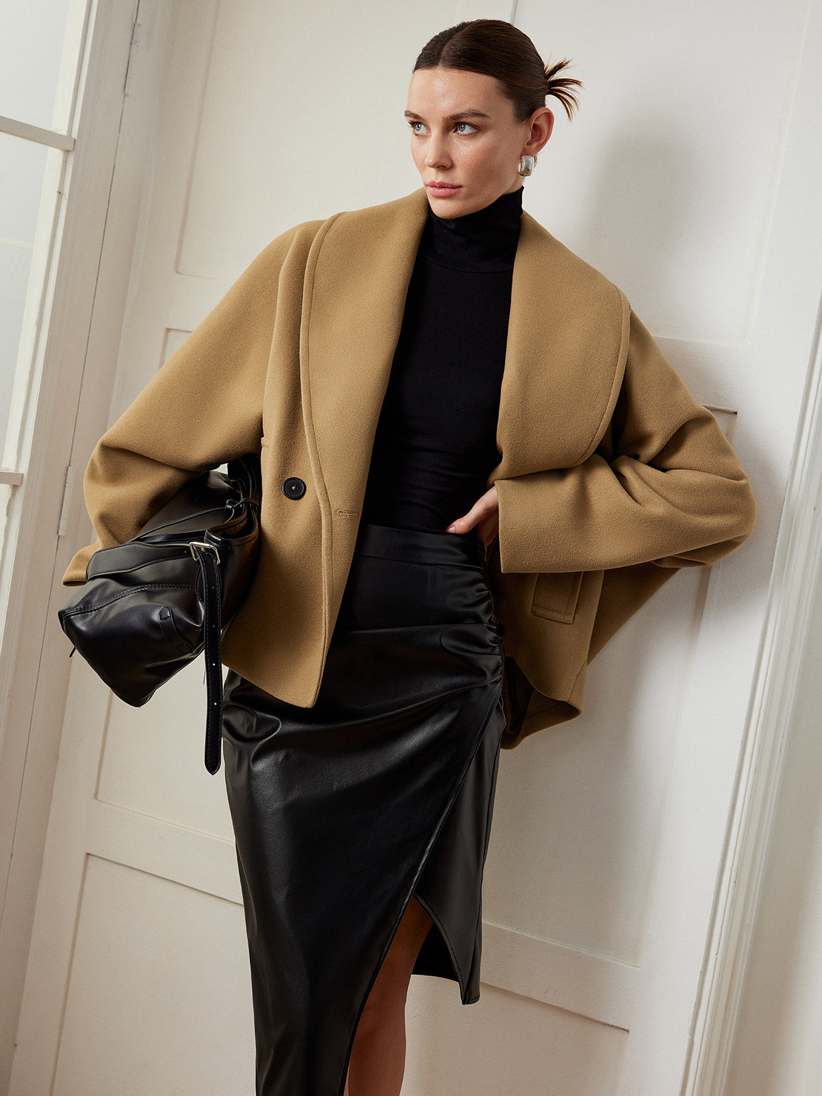 Tweed Cepli Bol Ceket Quvarse