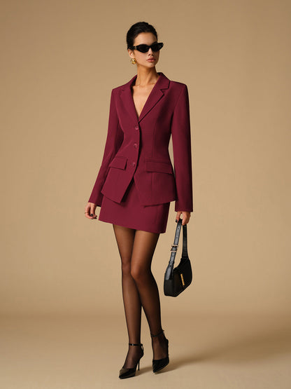 Slim Blazer Ayrılmış Buton Quvarse