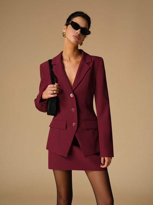 Slim Blazer Ayrılmış Buton Quvarse