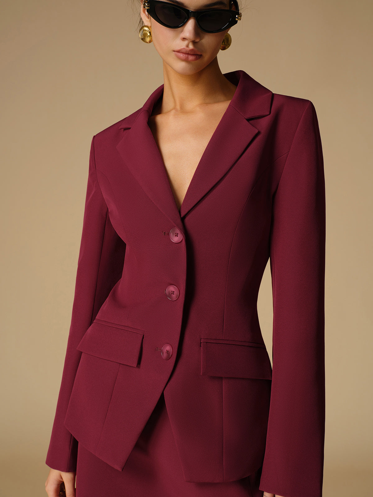 Slim Blazer Ayrılmış Buton Quvarse