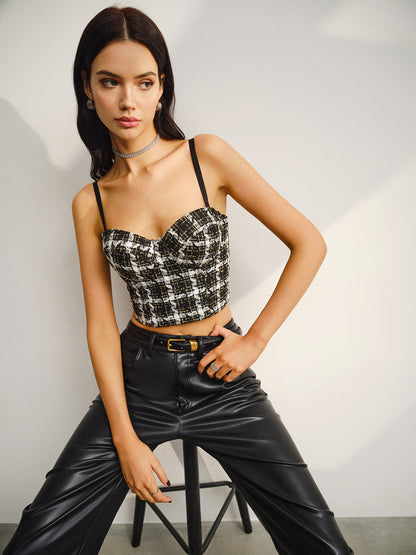 Sweet  Kareli Crop Bluz Siaora