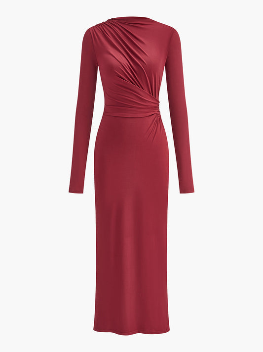 Şık Dökümlü Jersey Bodycon Elbise Siaora