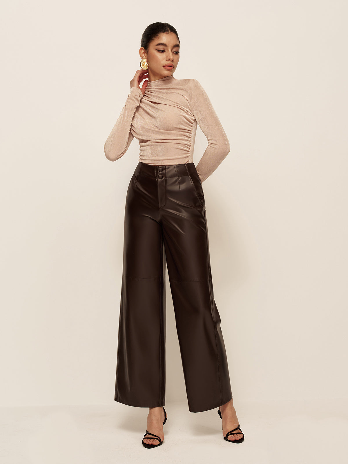 Plise Detaylı Bluz Siaora