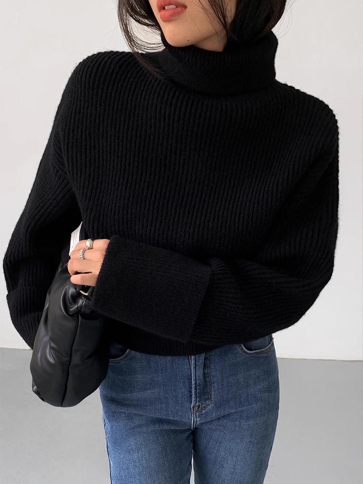 Stil Oversize Boğazlı Kazak Siaora