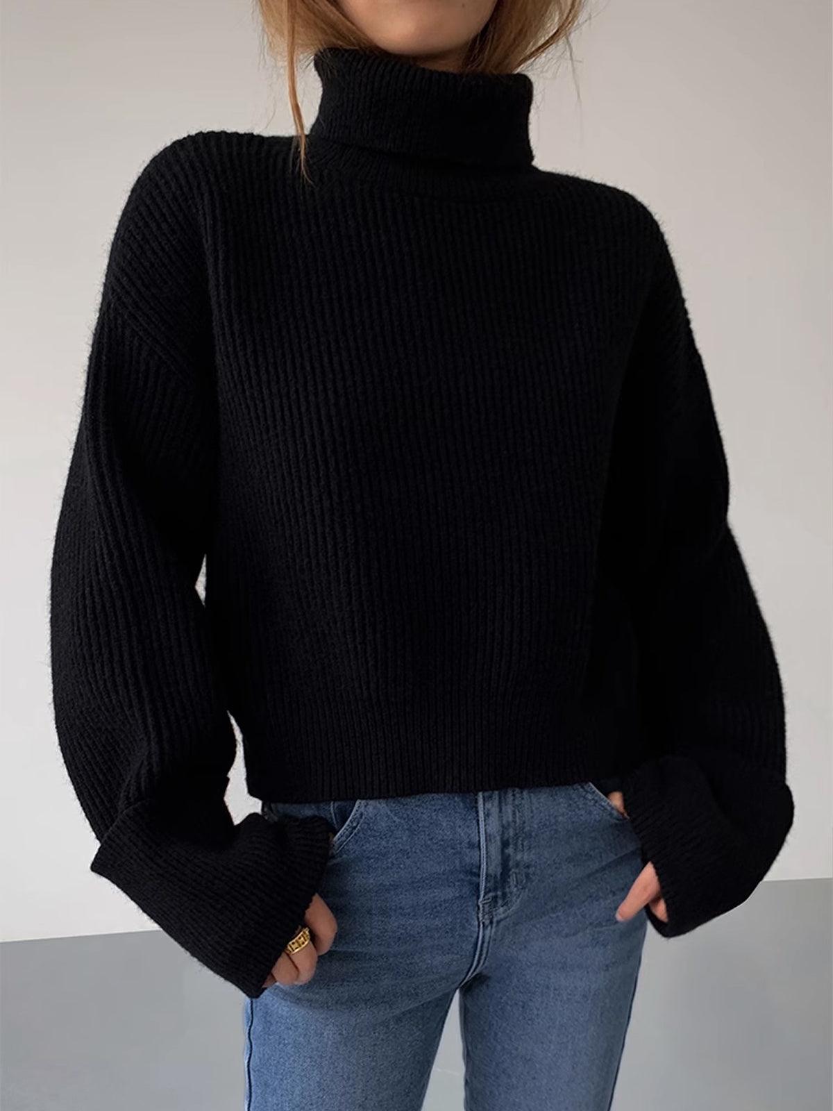 Stil Oversize Boğazlı Kazak Siaora