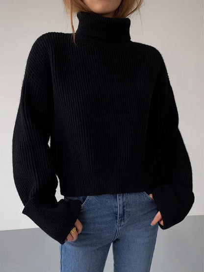 Stil Oversize Boğazlı Kazak Siaora