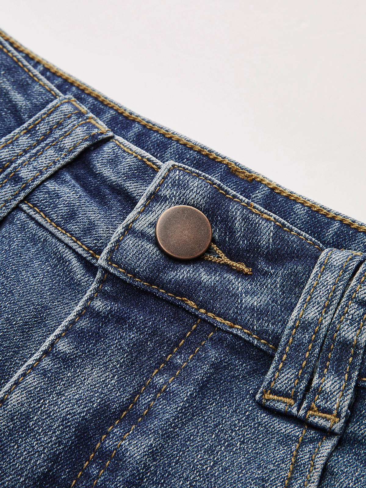 Orta Bel Bootcut Denim Kot Pantolon Niebbla