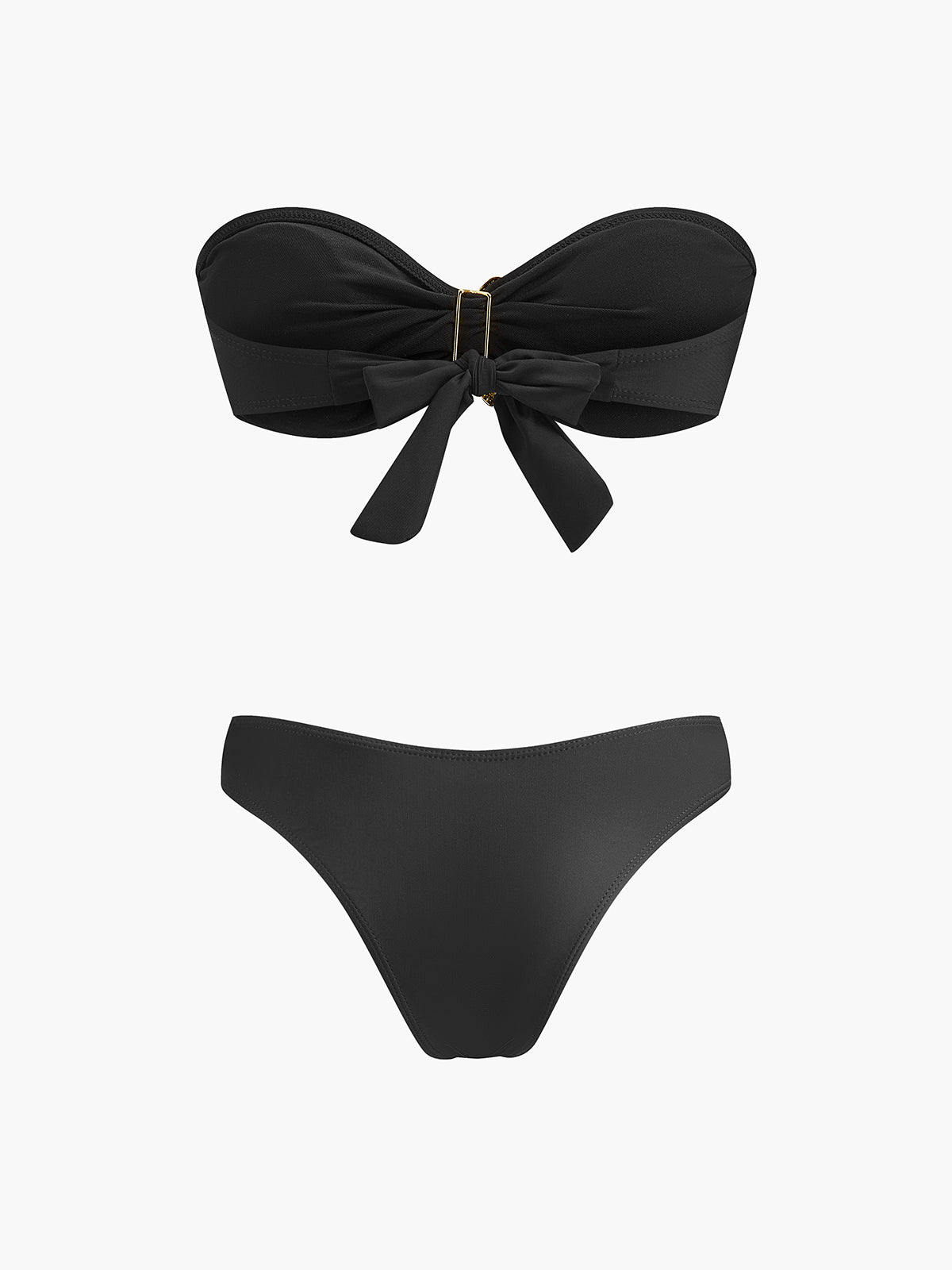 Göz alıcı Deniz Yıldızı Süslemeli Bandeau Bikini ve Zarif File Etek Shine Aura