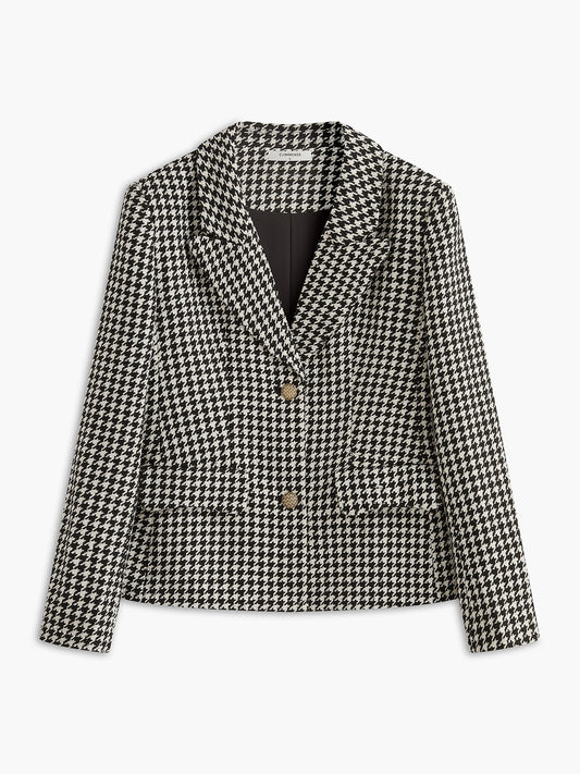 Retro Yaka Düğmeli Blazer Quvarse