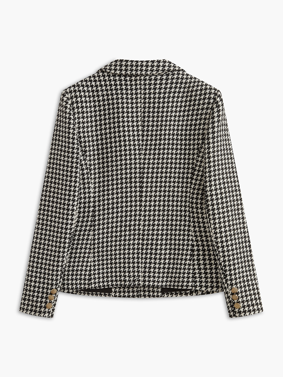 Retro Yaka Düğmeli Blazer Quvarse