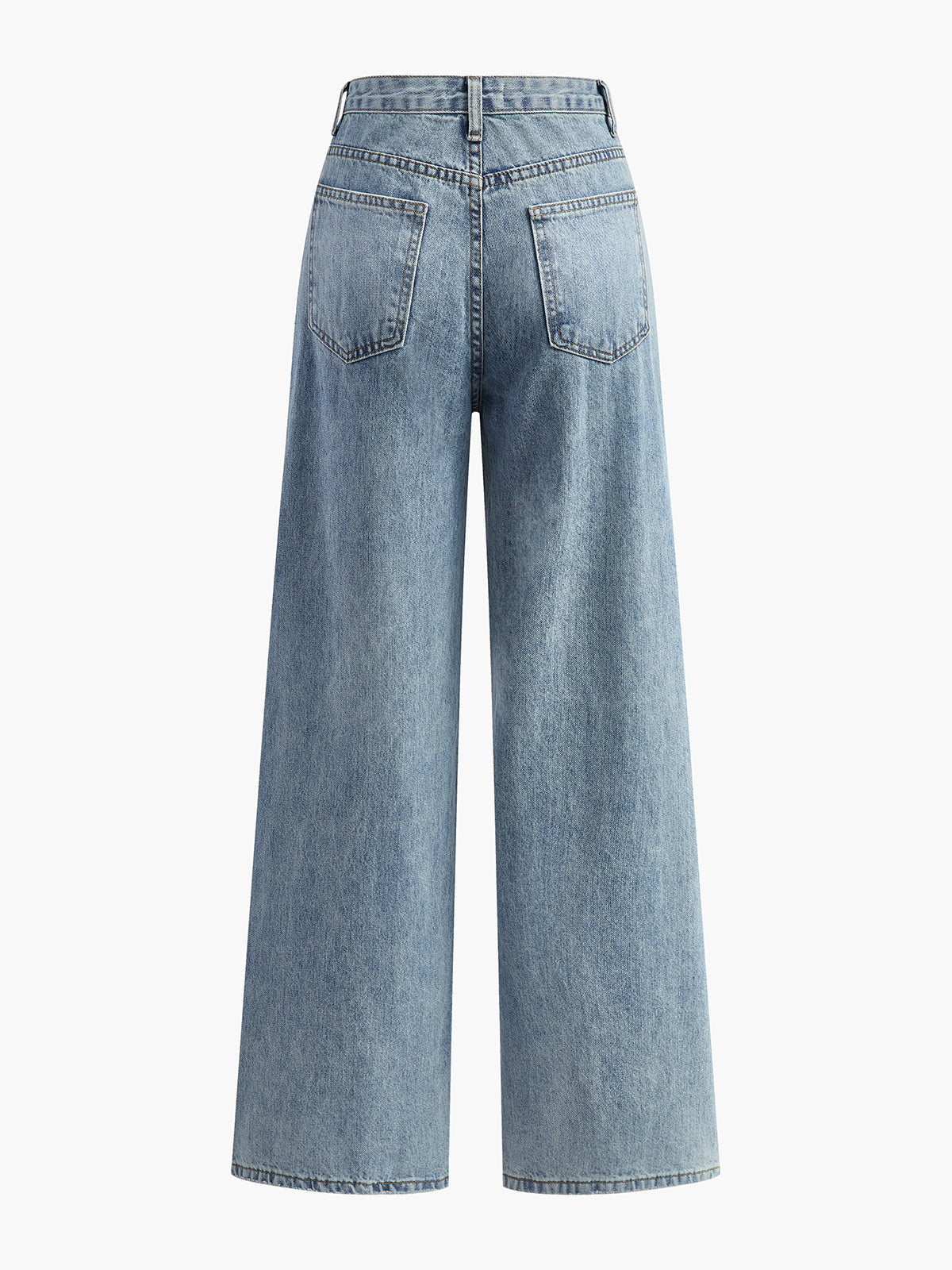 Şık Asimetrik Bel Wide-Leg Jeanler ile Modaya Uygun Bir Görünüm THESVELTECHIC