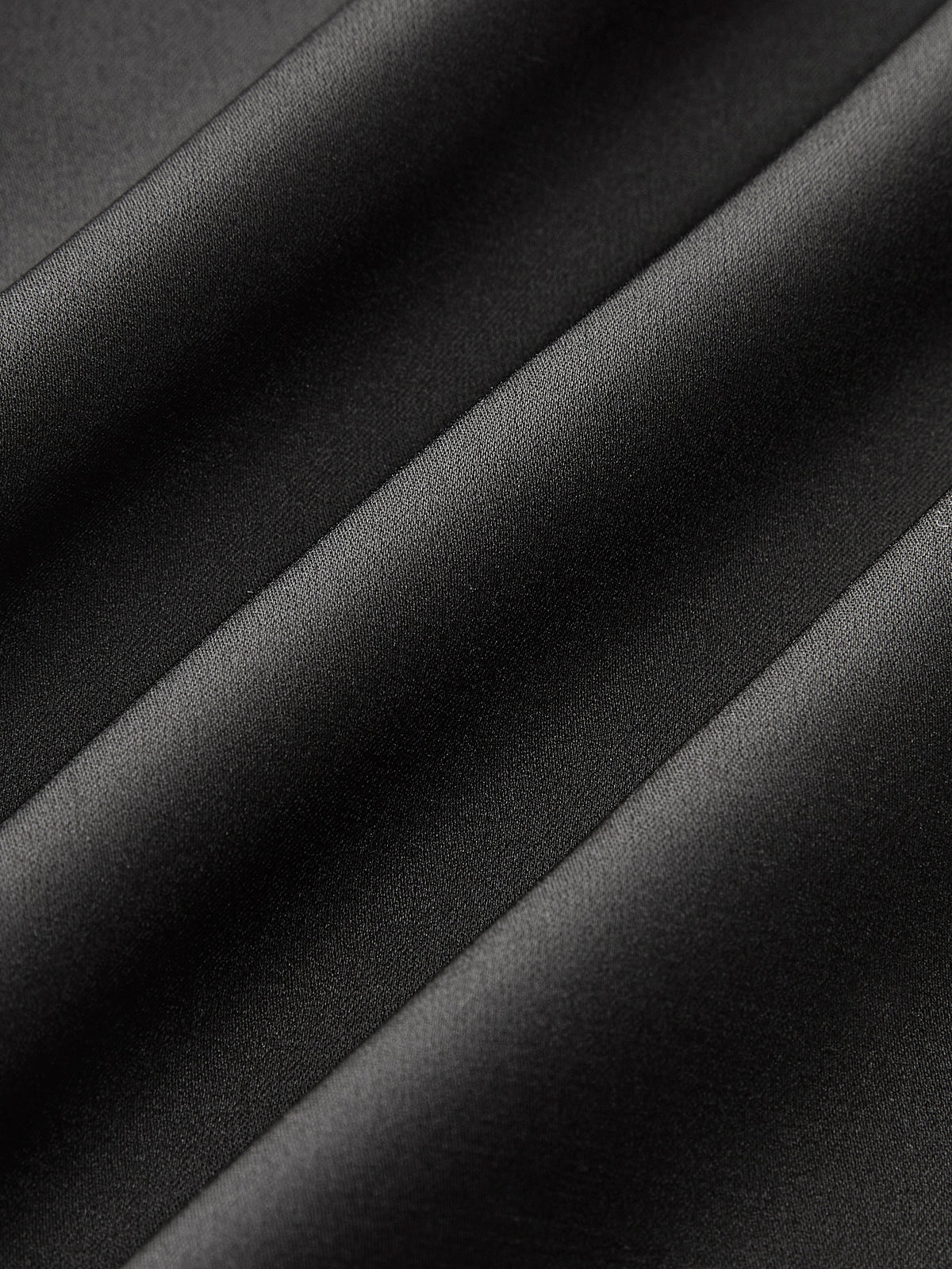 Backless Long-Ribbon Lace Panel Satin Cami Dress Quvarse